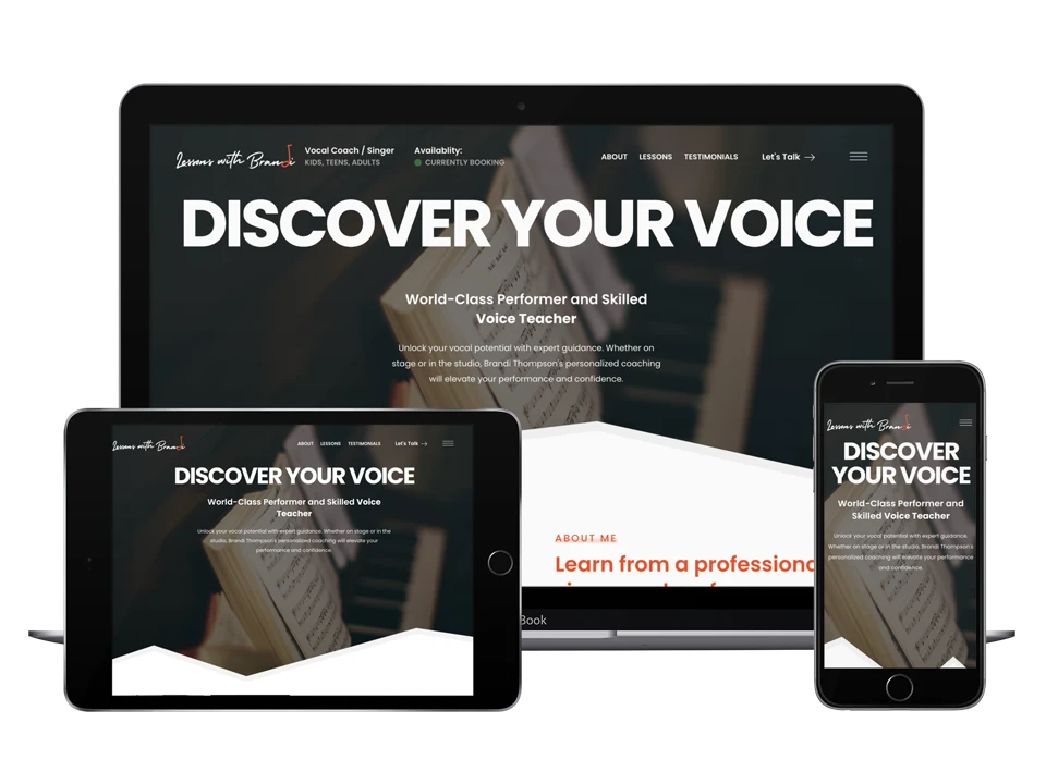 Website Laptop iPhone Mockup
